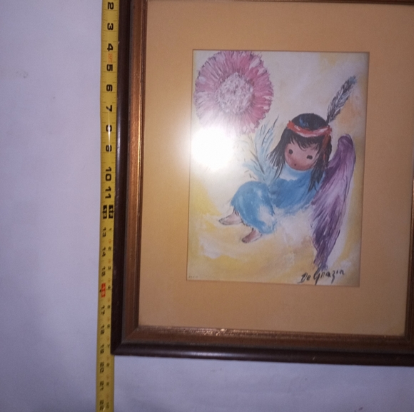 Vintage TED DEGRAZIA FLOWER GIRL PRINT - Picture 6 of 8